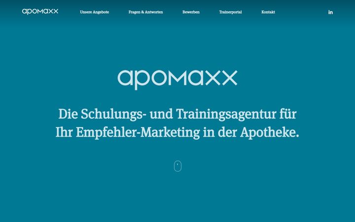 Screenshot ta' apomaxx.de