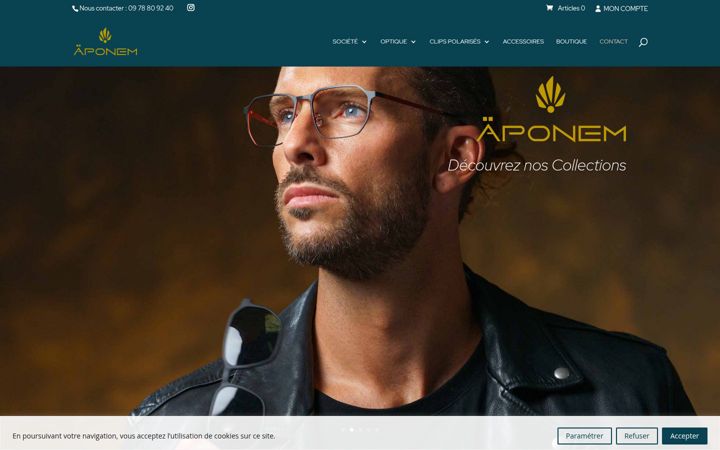 Képernyőkép: aponem-eyewear.com