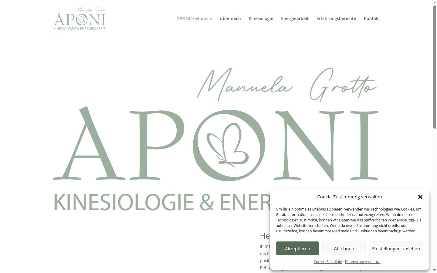 Screenshot tal-banner tal-kunsens muri qabel kwalunkwe interazzjoni