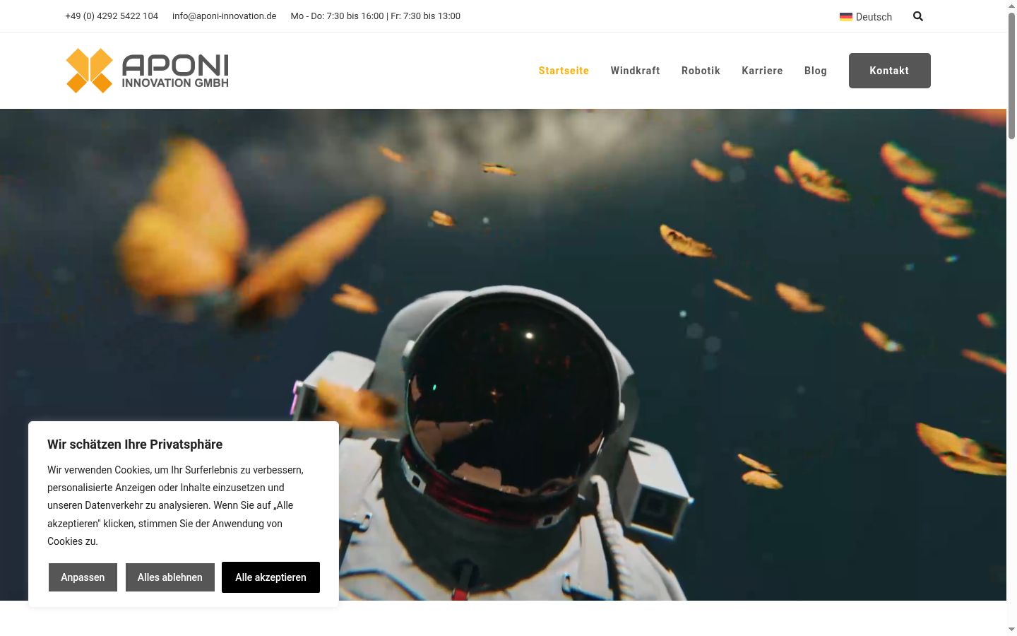 Screenshot tal-banner tal-kunsens muri qabel kwalunkwe interazzjoni