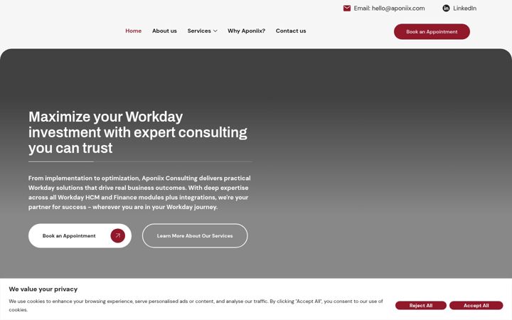 Screenshot of aponiix.com