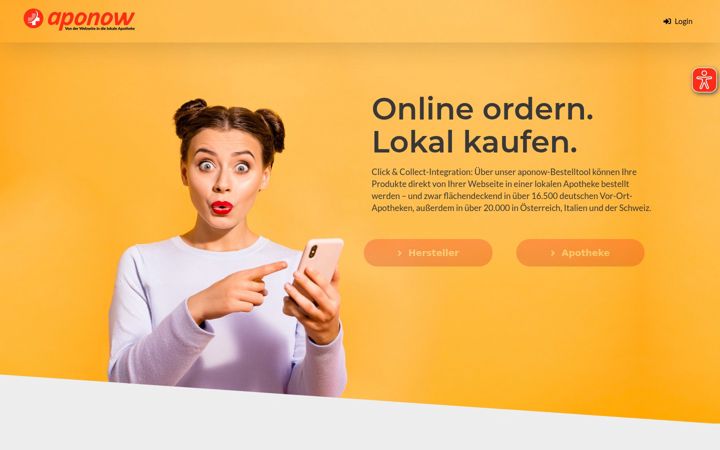 Screenshot of aponow.de
