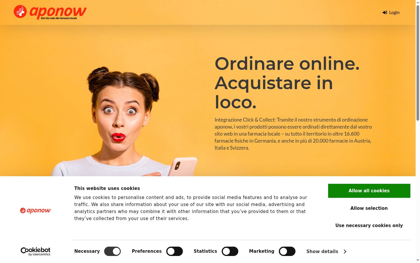 Sutikimo reklamjuostės, rodytos prieš bet kokią sąveiką, ekrano kopija