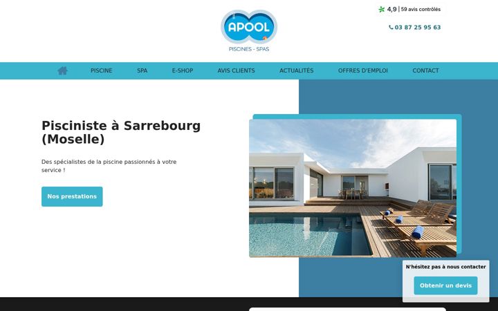 Screenshot of apool-avis.fr