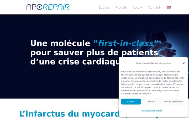 Screenshot di aporepair.fr