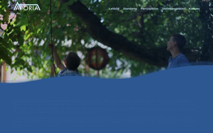 Screenshot di aporia.gmbh