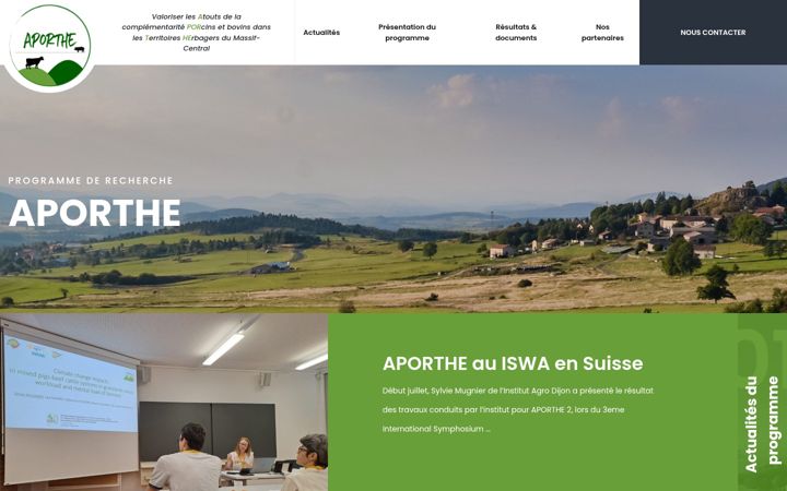 Screenshot ta' aporthe.fr