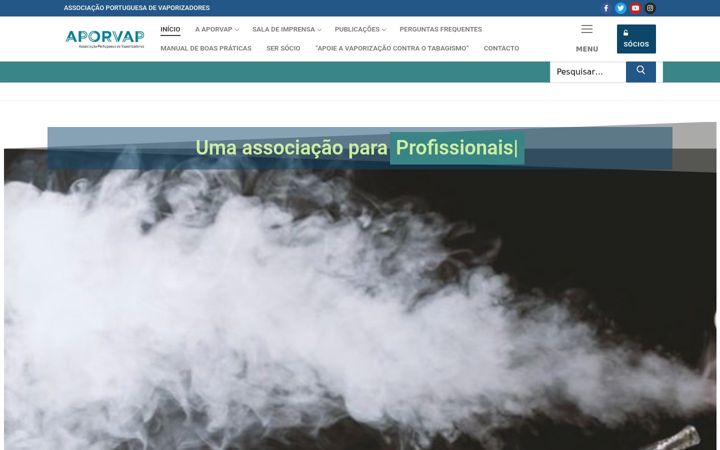 Screenshot ta' aporvap.pt