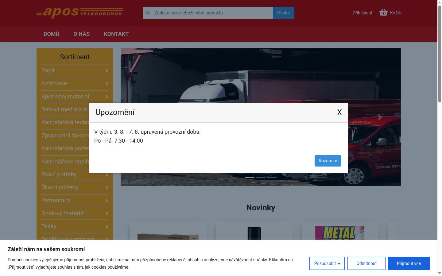 Screenshot tal-banner tal-kunsens muri qabel kwalunkwe interazzjoni