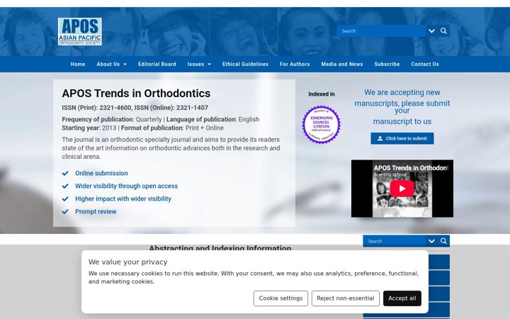 Screenshot of apospublications.com