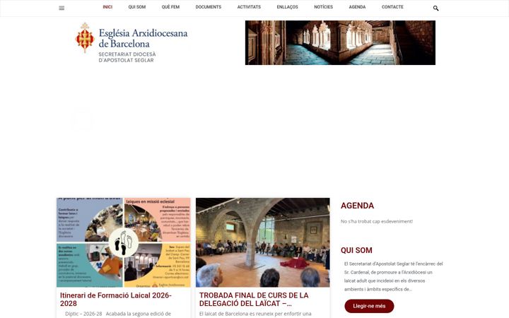 Screenshot of apostolatseglarbcn.org