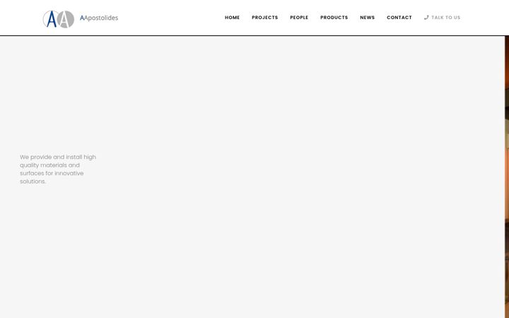 Screenshot of apostolidesltd.com