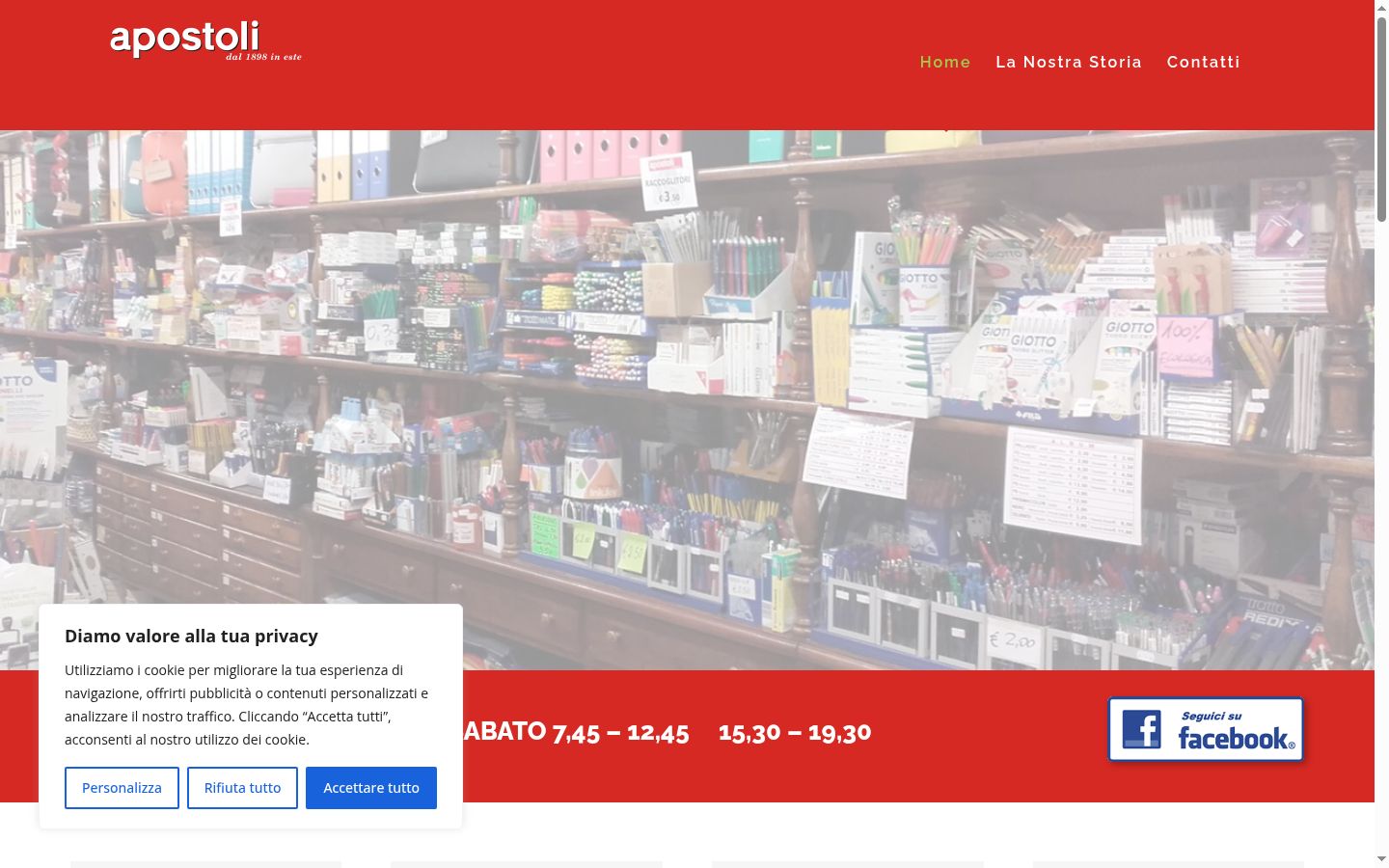 Screenshot tal-banner tal-kunsens muri qabel kwalunkwe interazzjoni