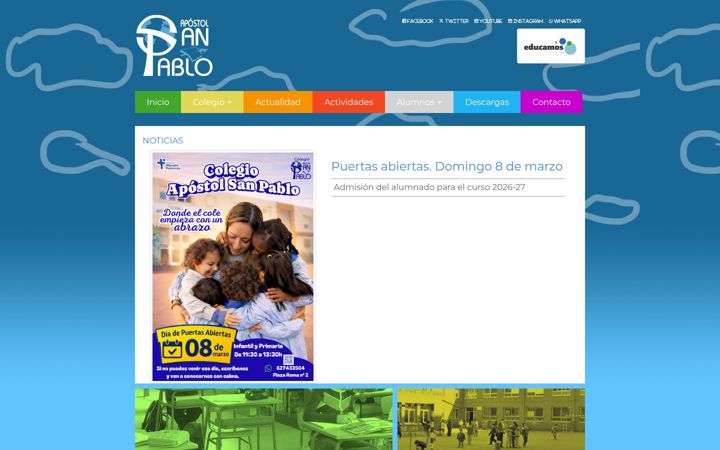 Screenshot of apostolsanpablo.com