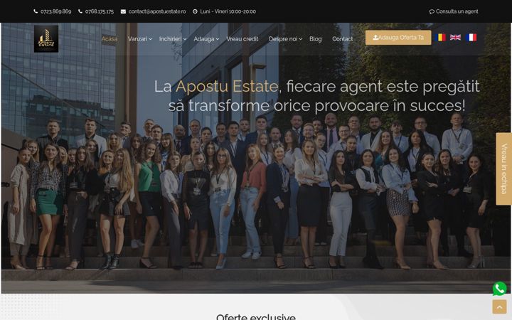 Screenshot of apostuestate.ro