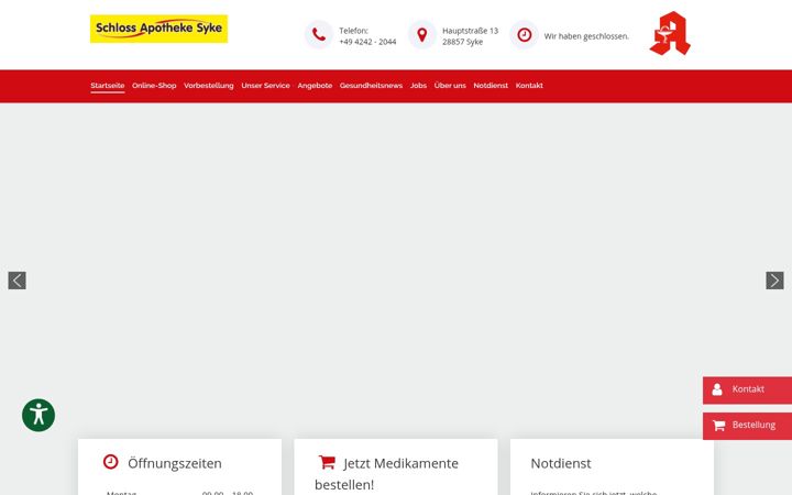 Snímek obrazovky aposyke.de