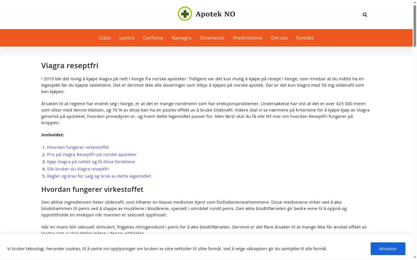 Screenshot des Einwilligungsbanners vor jeglicher Interaktion