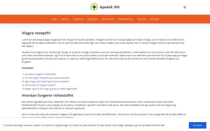 Screenshot of apotek-no.com