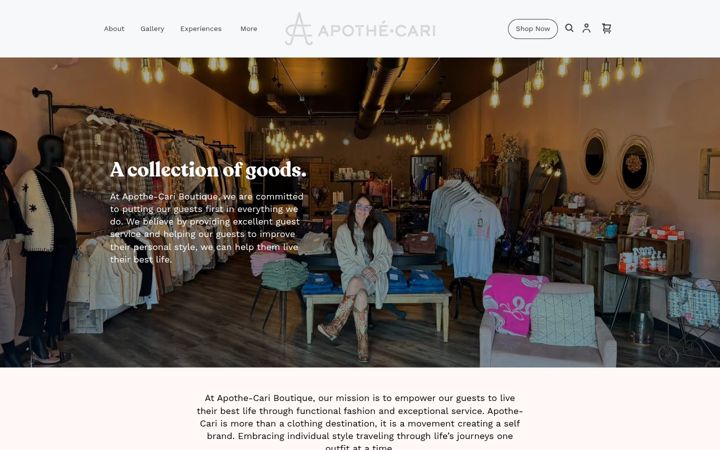 Screenshot of apothe-cari.com