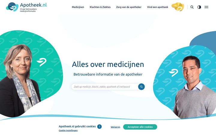 Screenshot of apotheek.nl