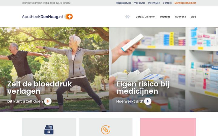 Screenshot of apotheekdenhaag.nl