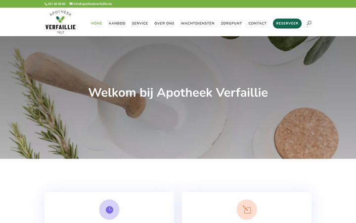 Screenshot του apotheekverfaillie.be