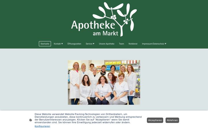 Zrzut ekranu apotheke-am-markt-stuttgart.de