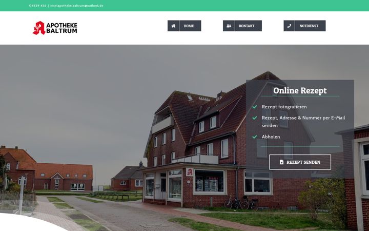 Screenshot of apotheke-baltrum.de