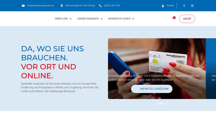 Screenshot ta' apotheke-gutersohn.de