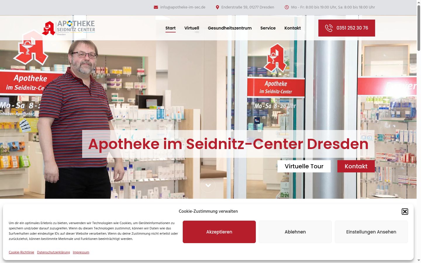 Screenshot tal-banner tal-kunsens muri qabel kwalunkwe interazzjoni