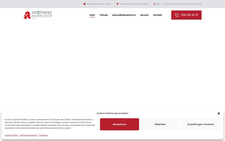 Screenshot ta' apotheke-im-sec.de