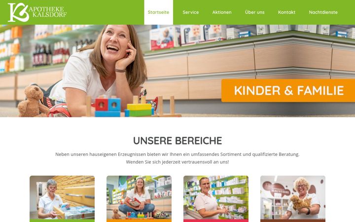 Screenshot of apotheke-kalsdorf.at