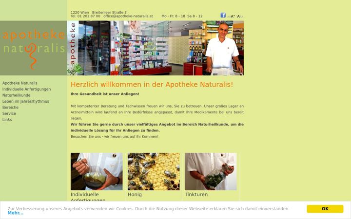 Screenshot of apotheke-naturalis.at