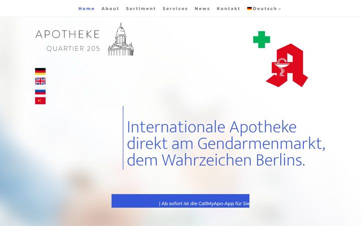 Screenshot of apotheke-q205.de