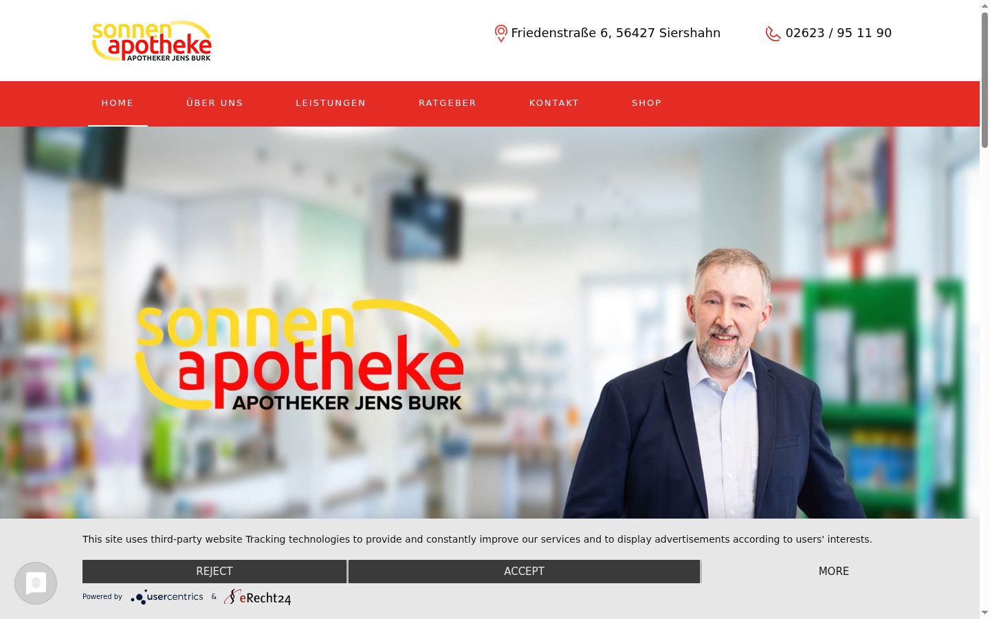 Sutikimo reklamjuostės, rodytos prieš bet kokią sąveiką, ekrano kopija