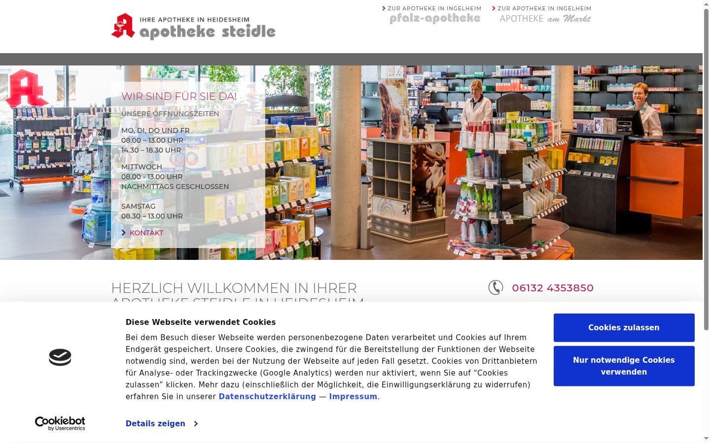 Screenshot tal-banner tal-kunsens muri qabel kwalunkwe interazzjoni