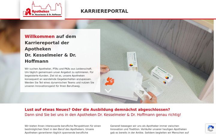 Ekrānuzņēmums no apotheken-job.com