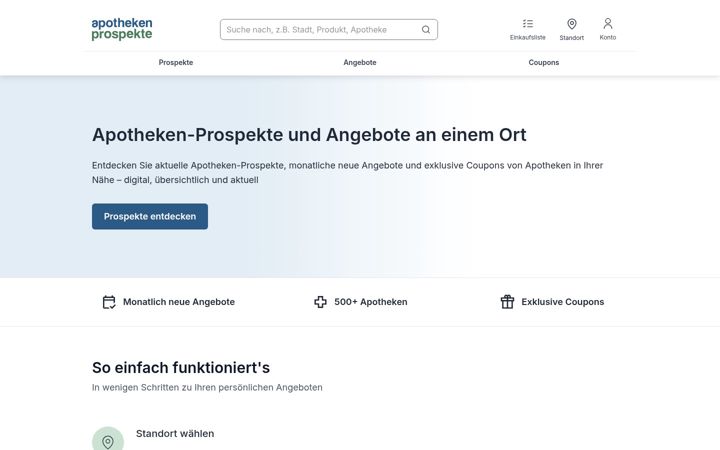 Skærmbillede af apotheken-prospekte.de