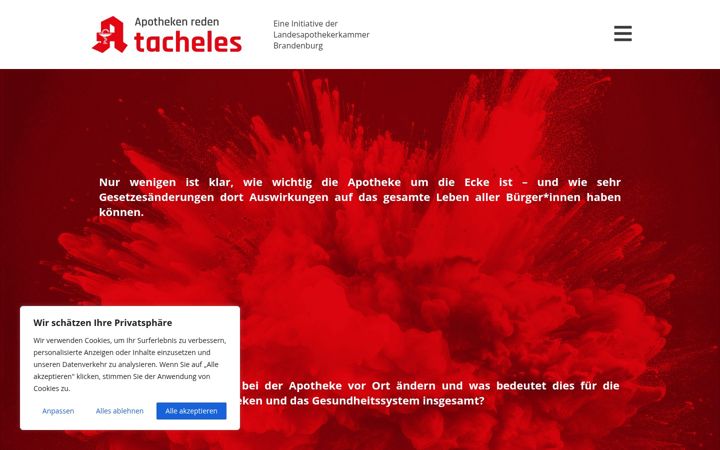 Screenshot του apotheken-reden-tacheles.de
