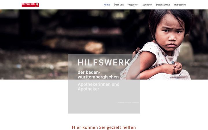 Képernyőkép: apotheker-hilfswerk.de