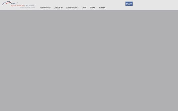 Screenshot του apothekerverband-sh.de