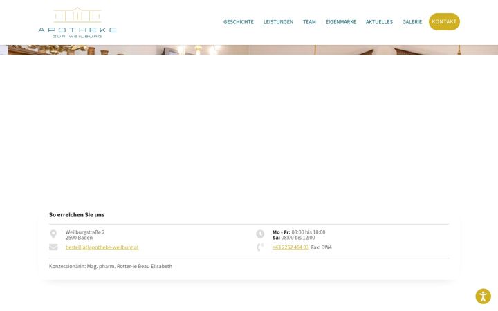 Screenshot of apothekeweilburg.at