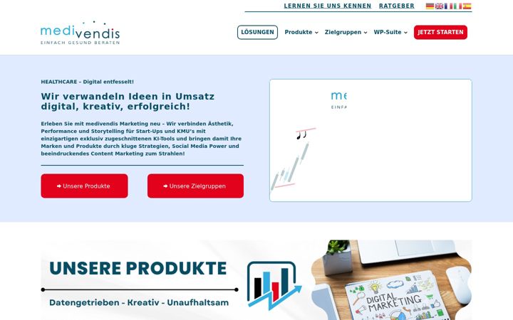 Screenshot of apovendis.com