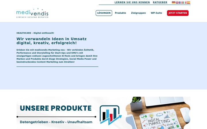 Screenshot of apovendis.de
