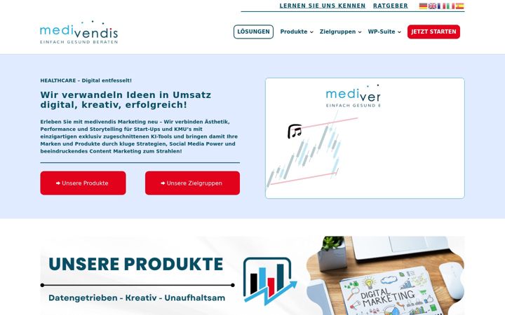 Screenshot of apovendis.info