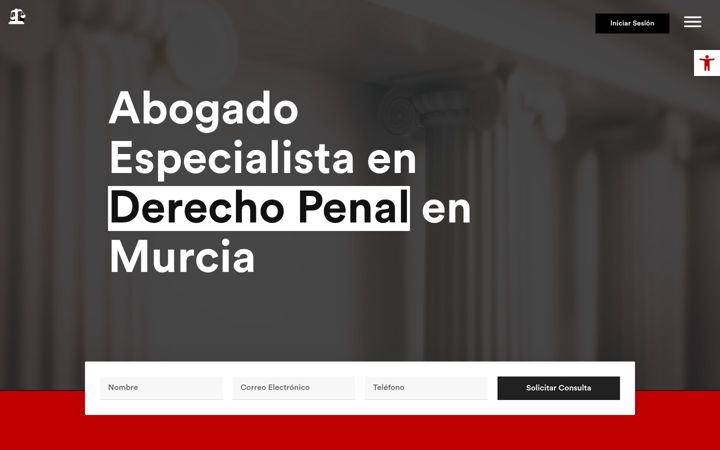 Snímek obrazovky apoyoydefensalegal.com