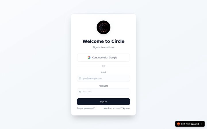 Screenshot ta' app--circle-81702cf9.base44.app