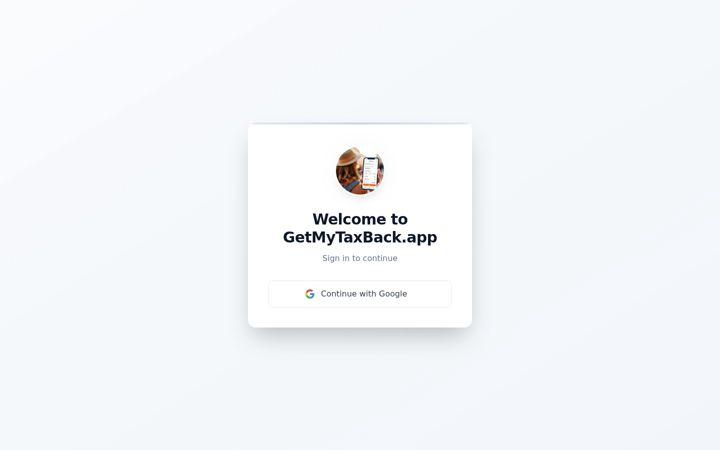 Screenshot von app--get-my-tax-backapp-66c1b66b.base44.app