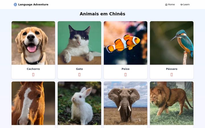 Zrzut ekranu app--language-lens-59d1e9a1.base44.app