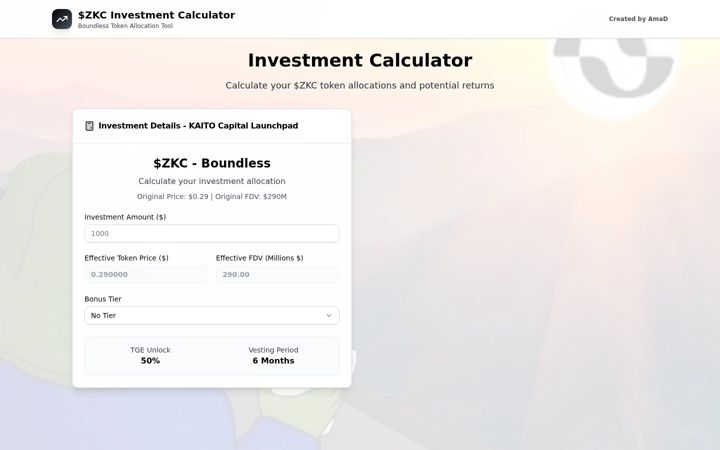 Screenshot of app--zkc-calculator-0292339c.base44.app